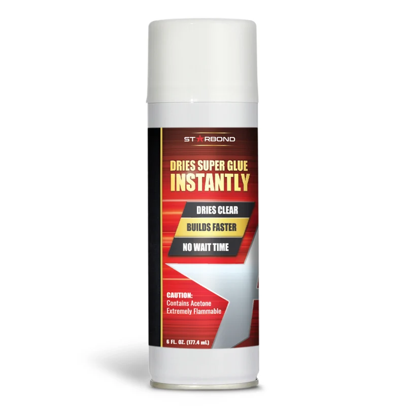 Aerosol Super Glue Accelerator Spray — Dries Super Glue in Seconds
