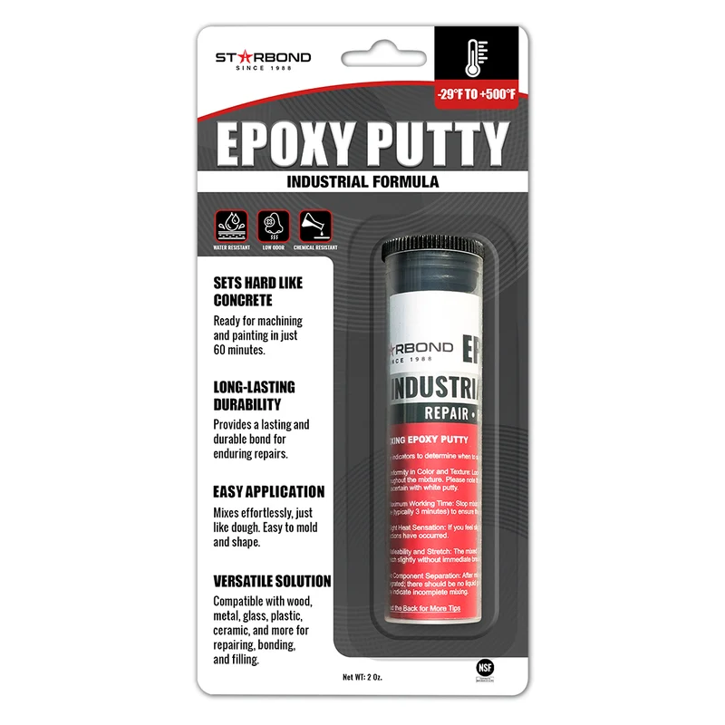 White Epoxy Putty — Appliance, Pipe, Sculpture & Fossil Repairs (2 oz)